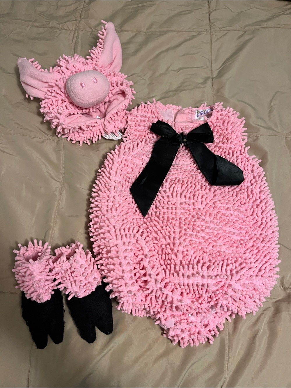 Toddler girl piggy costume